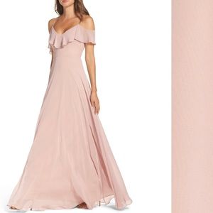 New! Jenny Yoo Mila Dress, Whipped Apricot, sz 12